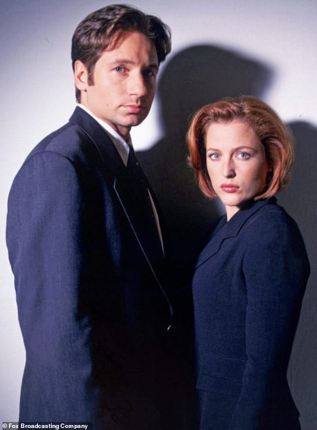 David and Gillian Anderson starred as FBI agents Fox Mulder and Dana Scully in The X-Files