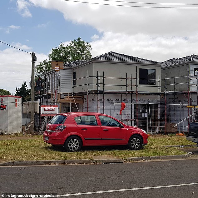 Designer Projects Victoria Pty Ltd was declared bankrupt on Monday after the Federal Circuit and Family Court fined it $39,960 in November 2022 for failing to calculate back wages and provide pay slips to an employee.  The photo shows one of the construction sites