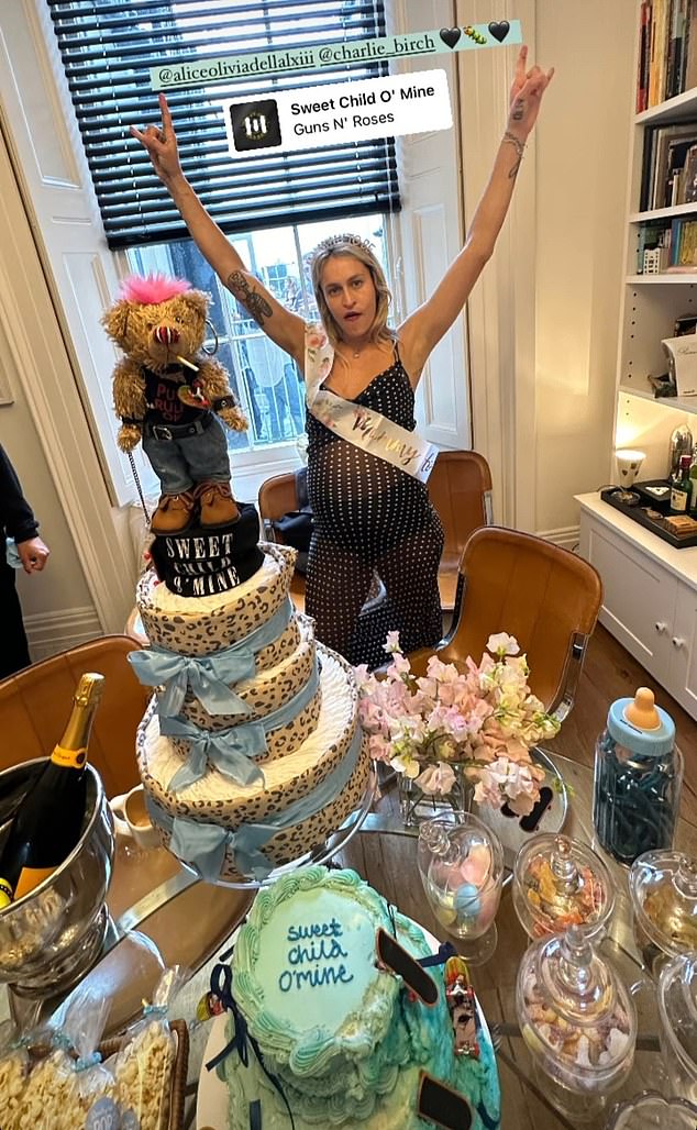 The friends shared photos from the baby shower on their Instagram pages