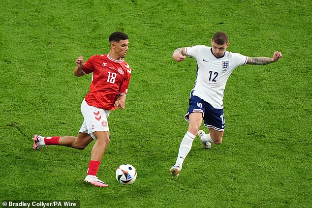 Trippier has played at left back until now as Luke Shaw was left out with a hamstring injury