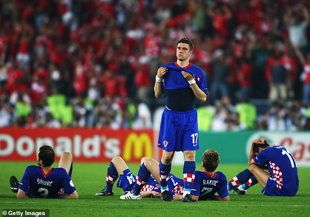 Modric compared the defeat to Croatia's extraordinary exit from the 2008 European Championship, after taking the lead with just a minute of extra time remaining