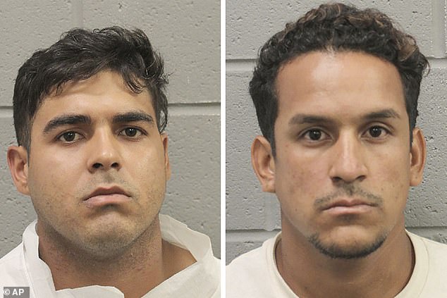 He, right, and Johan Jose Martinez Rangel, left, are charged with murder in the death of 12-year-old Jocelyn Nungaray