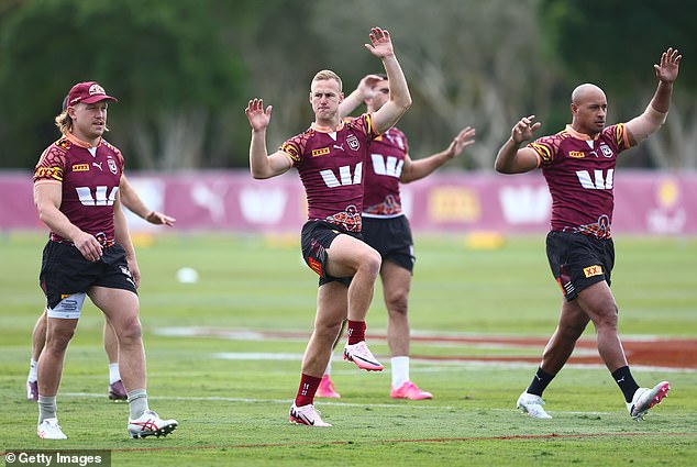 Queensland can wrap up the Origin series if they win game two at the MCG (pictured centre, skipper Daly Cherry-Evans)