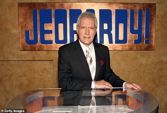 Danger!  host Ken Jennings, 50, announced on Friday's episode of the quiz that the US Postal Service will issue a Forever stamp honoring Trebek, shown in September 2011 in Culver City, California