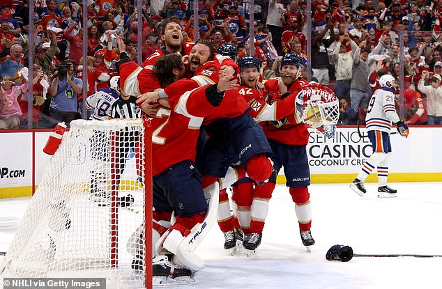 The Panthers defeated the Lightning, Bruins and Rangers en route to their first title