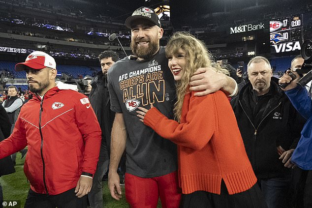 Kelce and Swift have gone from strength to strength as a couple over the past year
