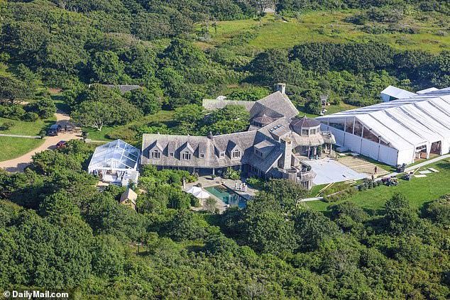 The Obamas live on a 60-acre estate in Edgartown, Massachusetts, on Martha's Vineyard