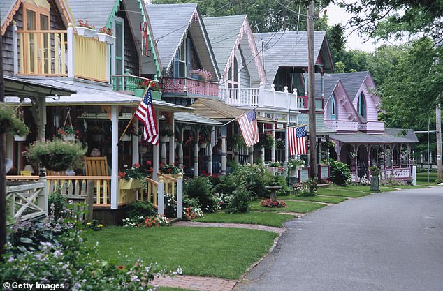 A stock photo of some of the charming homes on Martha's Vineyard
