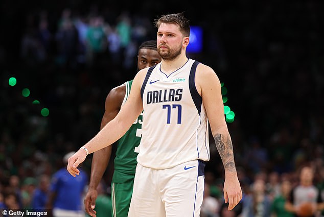 Luka Doncic and the Mavericks lost in five games to the Boston Celtics in the NBA Finals