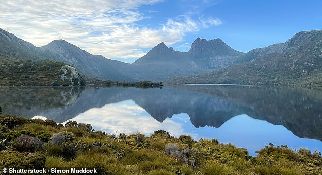 Robert revealed his two favorite holiday destinations in Australia.  The 20-year-old said he likes to go to Far North Queensland or Tasmania to relax.  Cradle Mountain is pictured