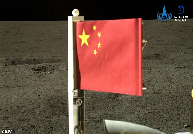 During the mission, Chang'e-6 also flew a Chinese flag made from volcanic basalt rock fibers that could remain on the moon for 10,000 years