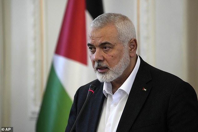 Ismail Haniyeh is the head of Hamas's political bureau and is based in Qatar