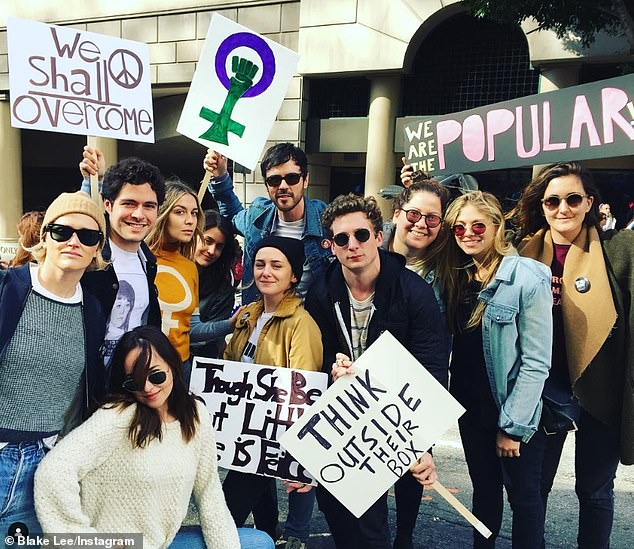 Jeremy and Dakota were first photographed together in 2017 when they attended the Women's March in protest following President Donald Trump's inauguration