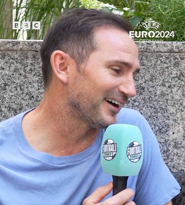 Lampard saw the funny side of it during BBC 5Live's Football Daily podcast