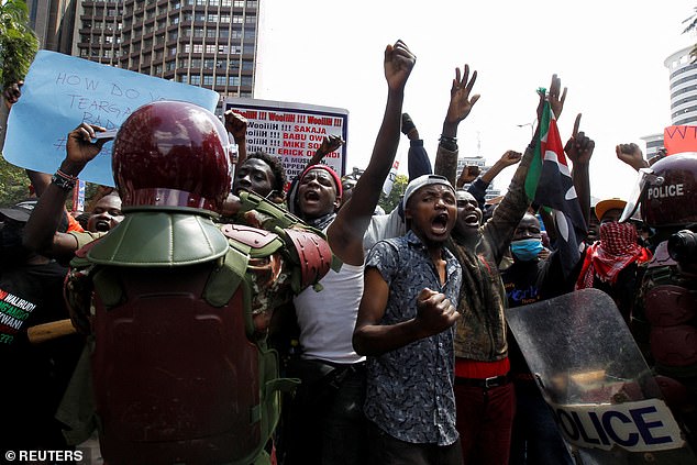 Thousands of people attended today's demonstration in Nairobi