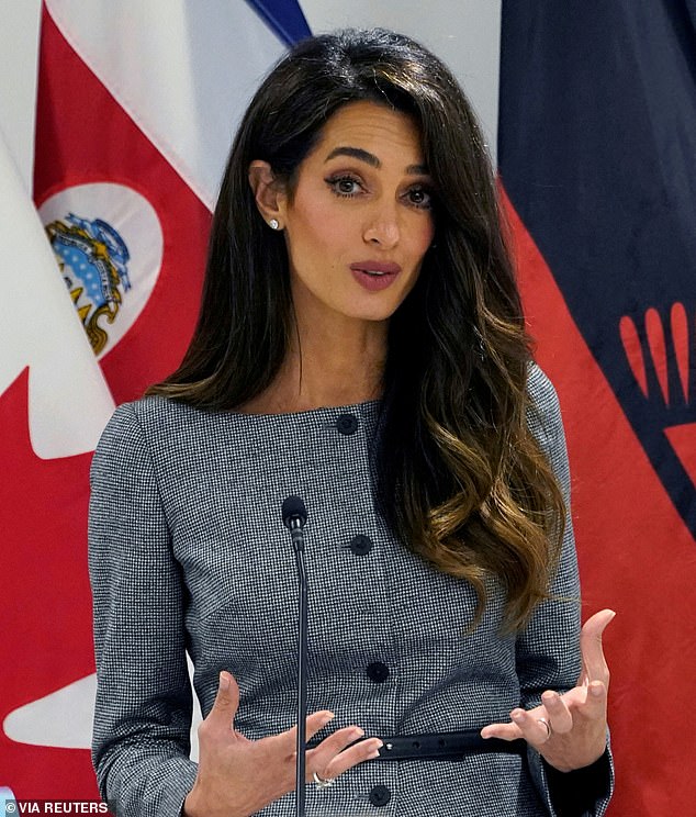 Amal Clooney, a renowned human rights lawyer, was named as one of six legal experts who advised chief prosecutor Karim Khan last month to seek arrest warrants against the Israeli prime minister and Hamas leaders.