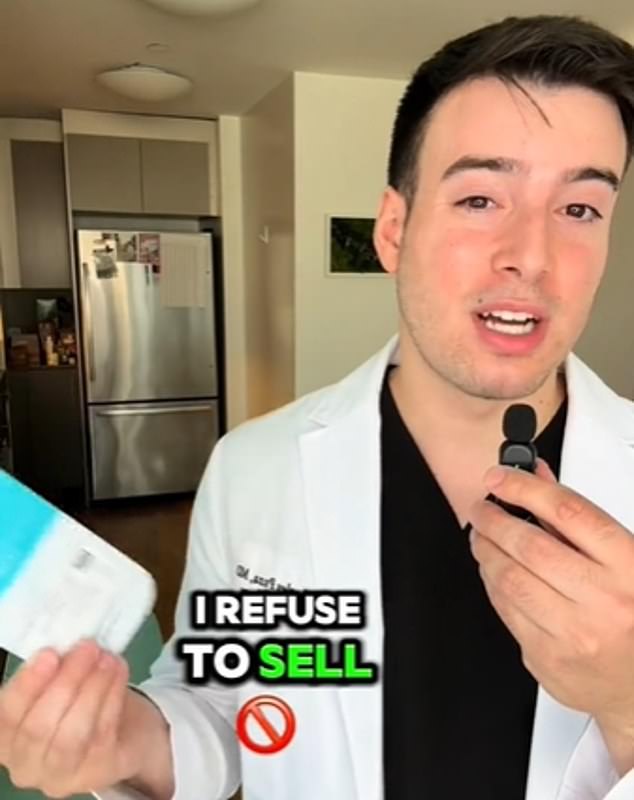 Dr.  Puza said he tried an injectable moisturizer but saw no difference in his face, so he now refuses to sell the product to his patients