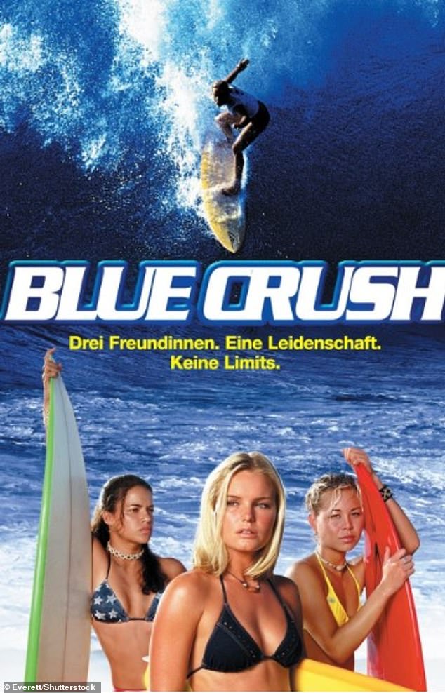 Perry appeared in the 2002 hit Blue Crush starring Kate Bosworth, Michelle Rodriguez and Sanoe Lake