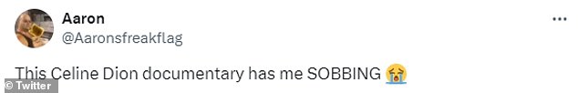 Viewers took to X to share their reactions to I Am: Celine Dion, with many describing how they shed tears watching Celine's ordeal on screen