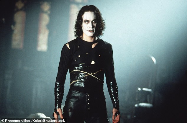 Bill plays superhero Eric Draven/The Crow - a role originated by Bruce Lee's son Brandon (pictured), who was tragically killed on the set of the original 1994 adaptation