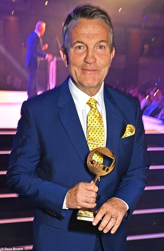 This is the second year the TV stars have lost to Bradley, 64, for the TV Personality Award and have also failed to take home the other two gongs (pictured at the 2023 TRIC Awards)