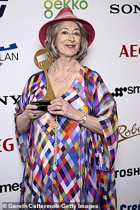 Maureen Lipman, who plays Evelyn Plummer in Coronation Street, received the award for best soap actor