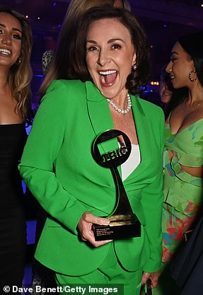 Judge Shirley Ballas accepted the Entertainment Award on behalf of Strictly Come Dancing