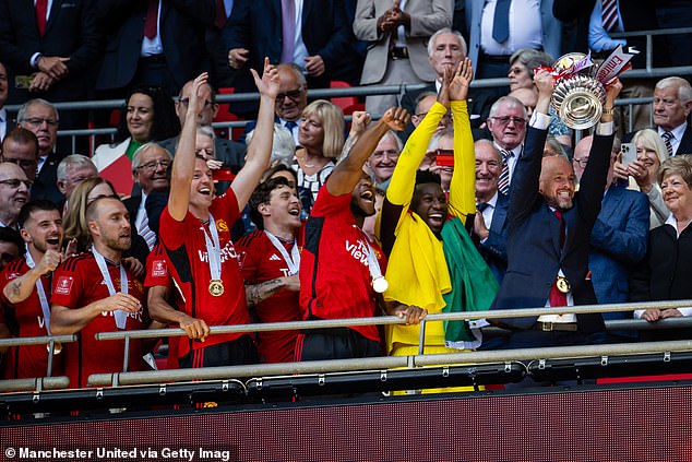 After a disappointing season, Ten Hag ended the season on a high by winning the FA Cup final on May 25