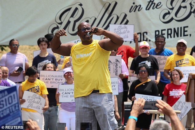 “We're gonna show goddamn AIPAC, the power of the goddamn South Bronx!”  Bowman shouted during Saturday's meeting