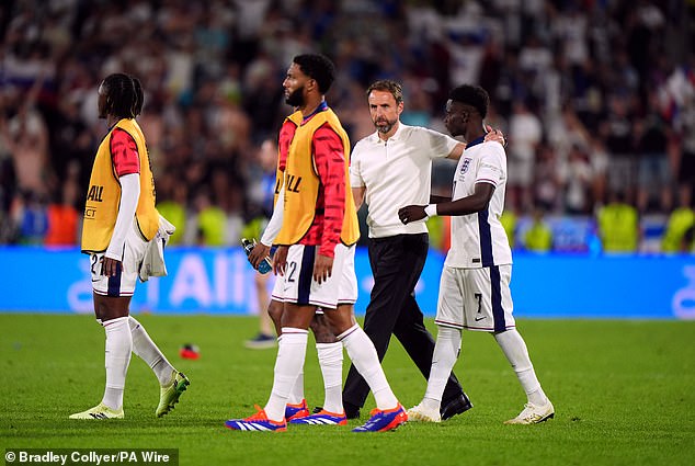 The England manager was booed as he went to the Three Lions fans to thank them for their support