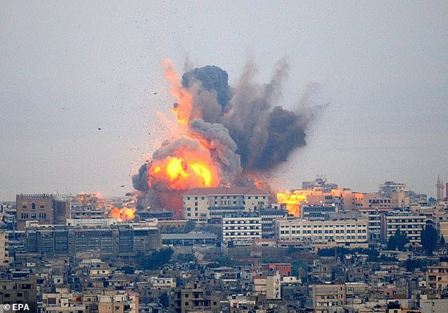 Israeli attacks on Beirut, Lebanon, during the 2006 war.