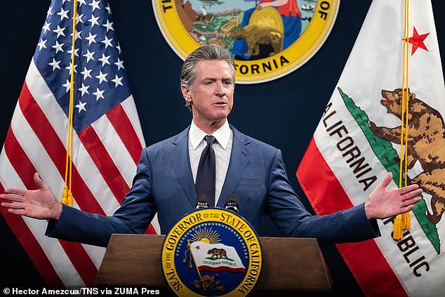 California Governor Gavin Newsom delivers his State of the State address on Tuesday, June 25, 2024