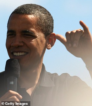 Former President Barack Obama held the gesture in 2008