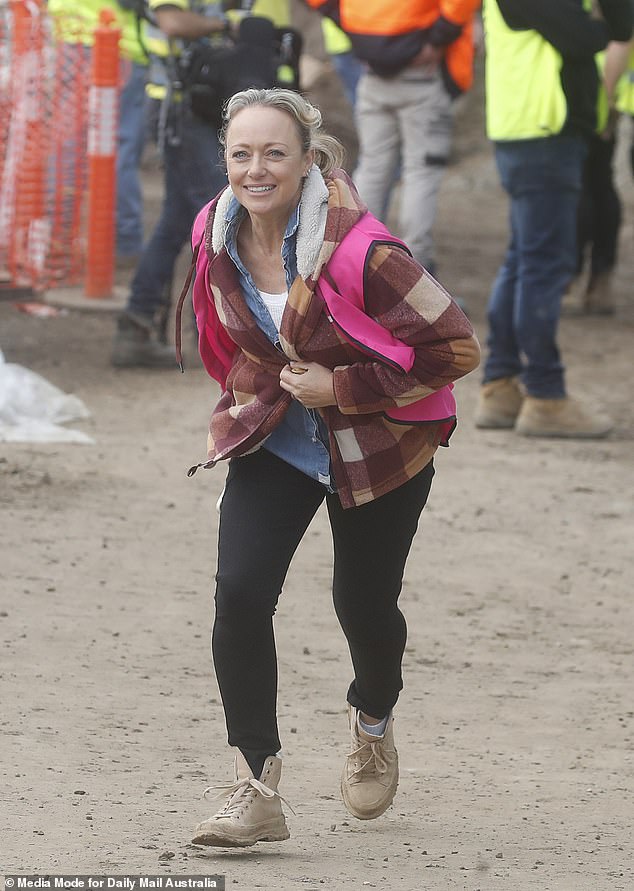 The Block hosts Shelley Craft at its construction site on Phillip Island