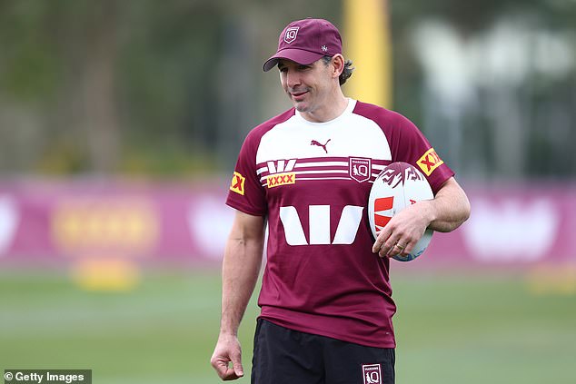 Slater will coach the Maroons State of Origin team at the MCG on Wednesday evening