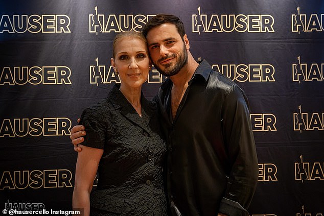 On Sunday, HAUSER uploaded photos he took with Celine and her sons backstage and said it was 