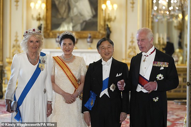 Princess Anne missed last night's state banquet at Buckingham Palace, held by King Charles III and Queen Camilla for Japanese Emperor Naruhito and his wife Empress Masako