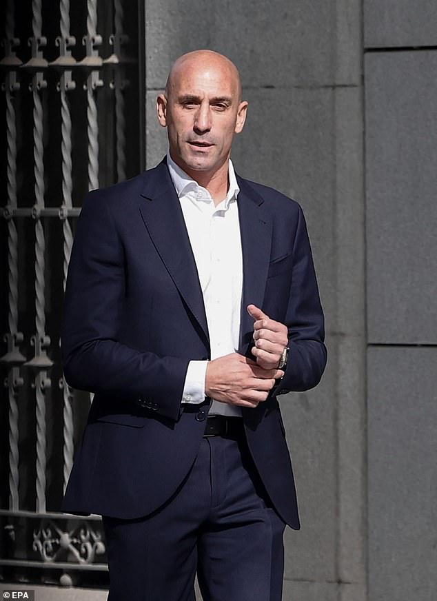 Former head of the Royal Spanish Football Federation (RFEF), Luis Rubiales, arrives at the National Court in Madrid, Spain, September 15, 2023