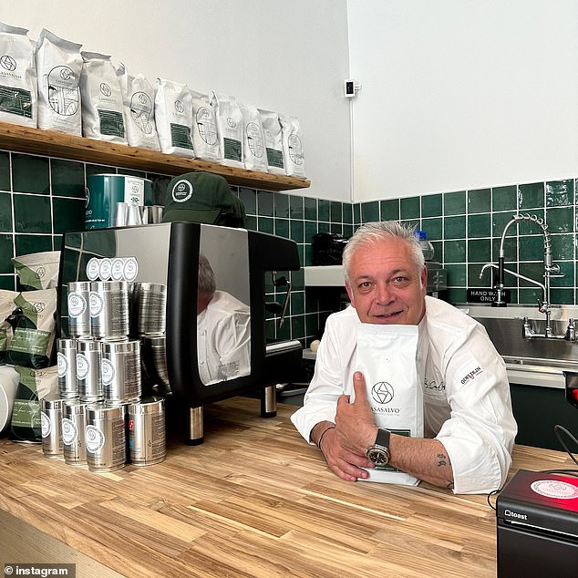 Owner Salvo Lo Castro (pictured) wants to recreate the coffee culture of his home country Italy and can offer his drinks at an affordable price thanks to a brand partnership