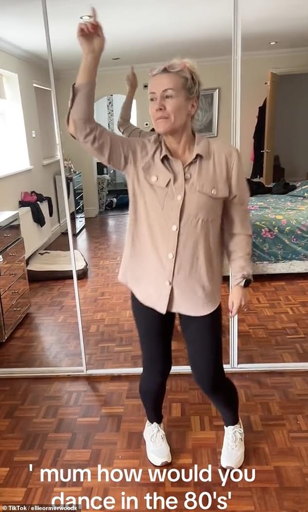 TikTok user Ellie also joined in on the trend, posting a video of her mother dancing to Smalltown Boy