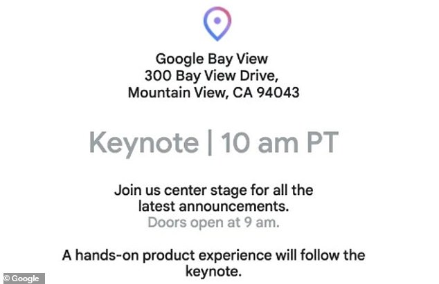 Fans who have signed up for Google updates will also receive emails from the tech giant asking them to mark the date in their calendars