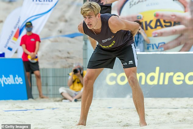 Van de Velde in the photo during the final of the qualification for the German championships in 2020