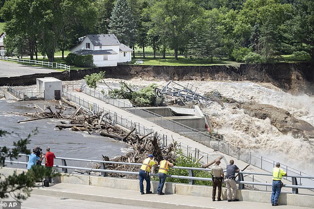 Barnes admitted she expected it to collapse when her house was still standing, adding: “It will happen.  We don't know when, but it is inevitable that the house will collapse.