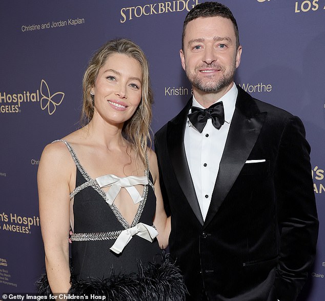 Timberlake and his wife, actress Jessica Biel, married in 2012 (photo 2022)