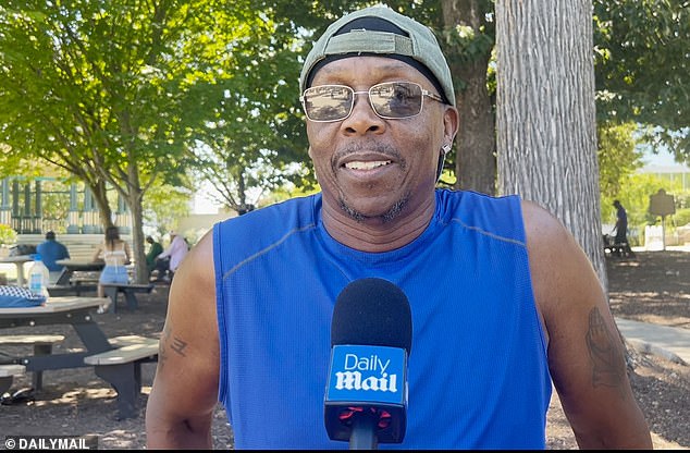 Leon, a military veteran, told DailyMail.com that he supports Joe Biden and cannot stand Donald Trump.  However, he said he would have liked to see another Democrat in Joe Biden's place