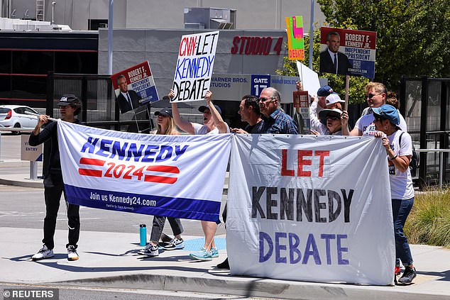 However, to the dismay of Kennedy supporters, CNN will not allow independent parties to participate in Thursday's debate