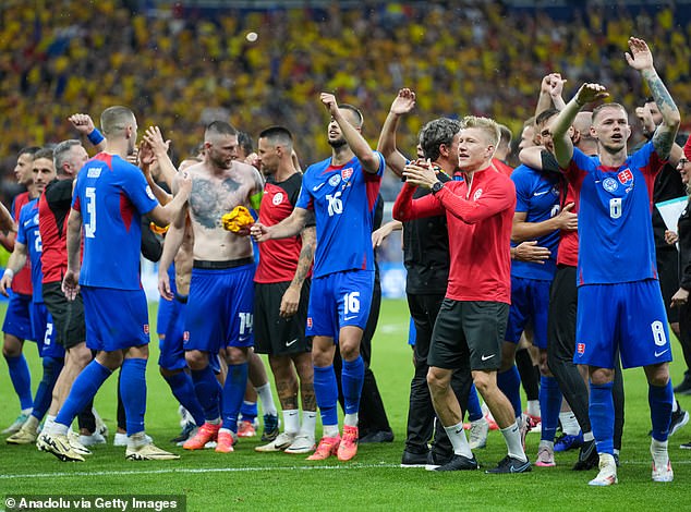 Slovakia have secured their place in the last 16 as one of the best third-place teams at the 2024 European Championship