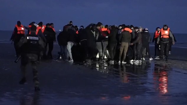 Images from the beach that night show the moment more than 100 migrants, including Sara and her family, desperately tried to board the boat