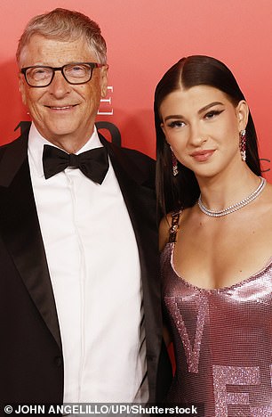 Phoebe pictured with her father Bill in 2022