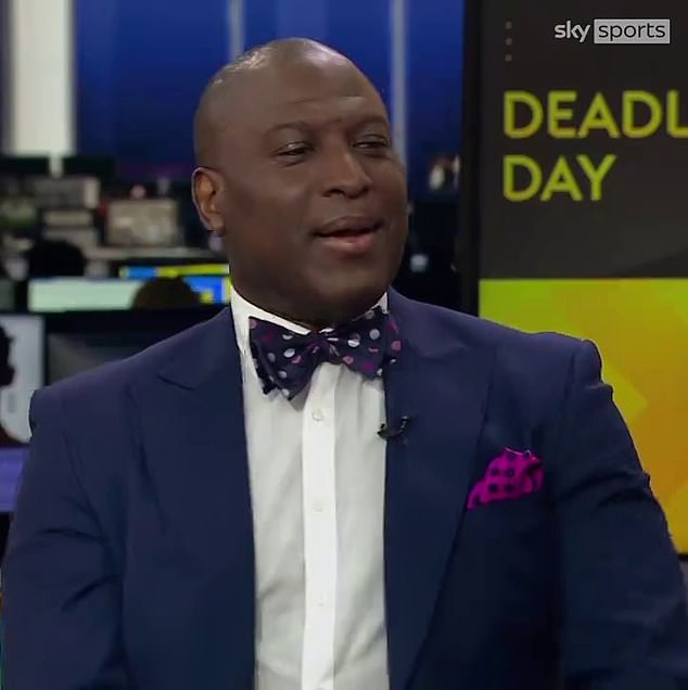 Campbell (in the photo) was often seen wearing a bow tie during appearances for Sky Sports, among others